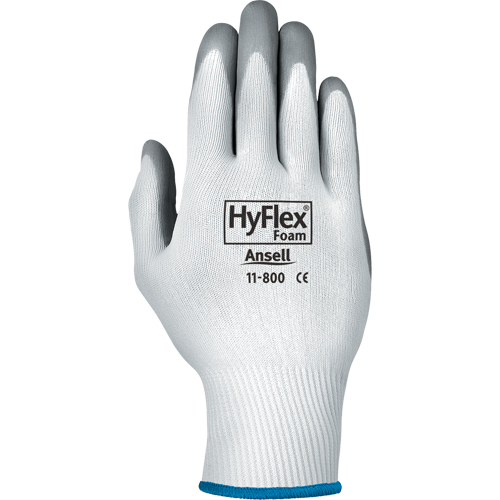 Gants Hyflex 11-800, 11/2T-Grand, R&ecirc;vetement Mousse de nitrile, Calibre 15, Enveloppe en Nylon Duraquip Inc