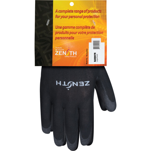 Ultimate Dexterity Coated Gloves, 9/Large, Polyurethane Coating, 13 Gauge, Polyester Shell Duraquip Inc