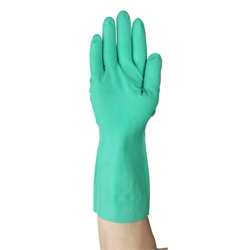 Solvex&reg; 37-145 Gloves, Size Small/7, 13" L, Nitrile, 11-mil Duraquip Inc