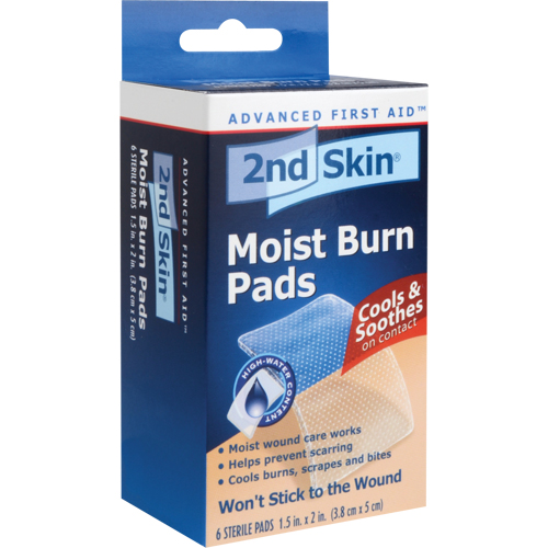 2nd Skin&reg; Moist Burn Pads, 1-1/2" x 2", Class 2 Duraquip Inc