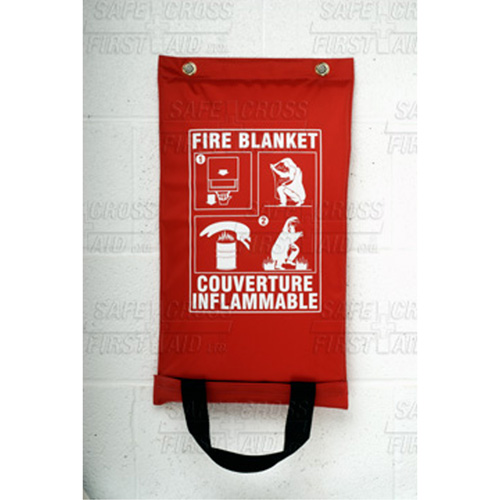 Couverture anti-feu, Fibre de verre, 72"lo x 59"la Duraquip Inc