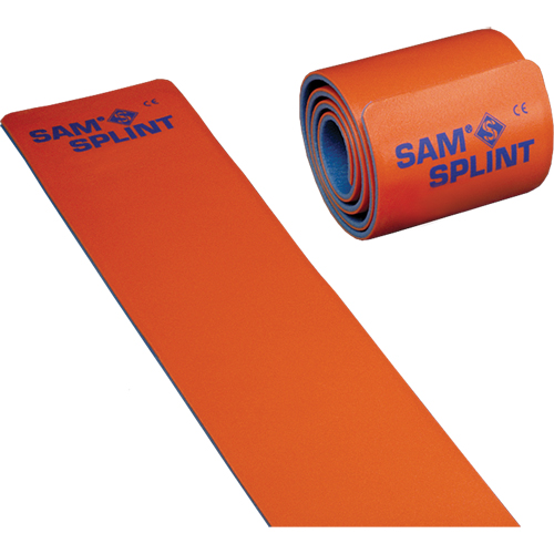 Attelles Sam, Polyvalent, Aluminium rembourr&eacute; au caoutchouc-mousse, 36", Classe 1 Duraquip Inc