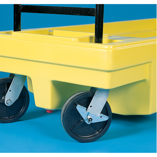 Poly-Spillcart Cart, 66.5" L x 29" W x 43.9" H, 57 US gal. Spill Cap. Duraquip Inc