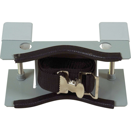 Support d'&eacute;tabli gris pour une bouteille Duraquip Inc