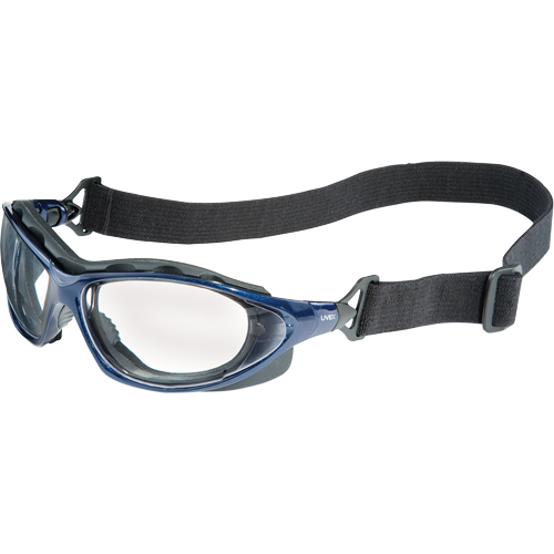 Uvex HydroShield&reg; Seismic&reg; Safety Goggles, Clear Lens, Anti-Fog/Anti-Scratch, Closed Vent Duraquip Inc