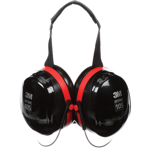 Serres-t&ecirc;tes de s&eacute;rie Peltor Optime 105, Cordon cervical, 29 NRR dB Duraquip Inc