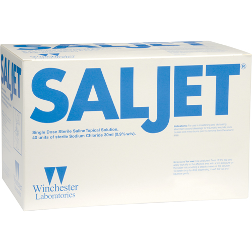 Saljet Single Dose Saline Solution, 1.01 oz. Duraquip Inc