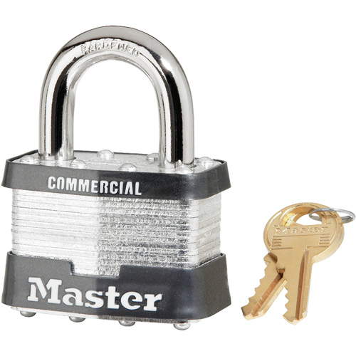 Cadenas lamin&eacute;, Argent, Cl&eacute;s identiques, Acier lamin&eacute;, Largeur de 2" Duraquip Inc