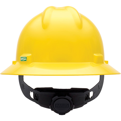 Casques de s&eacute;curit&eacute; &agrave; bordure compl&egrave;te V-Gard, R&eacute;pond aux normes CSA type 1, Suspension Rochet, Non ventil&eacute; Duraquip Inc