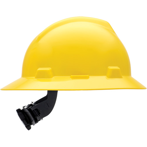 Casques de s&eacute;curit&eacute; &agrave; bordure compl&egrave;te V-Gard, R&eacute;pond aux normes CSA type 1, Suspension Rochet, Non ventil&eacute; Duraquip Inc
