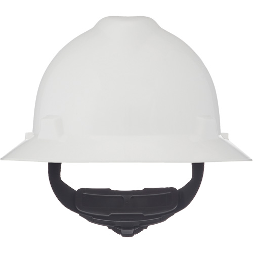 Casques de s&eacute;curit&eacute; &agrave; bordure compl&egrave;te V-Gard, R&eacute;pond aux normes CSA type 1, Suspension Rochet, Non ventil&eacute; Duraquip Inc
