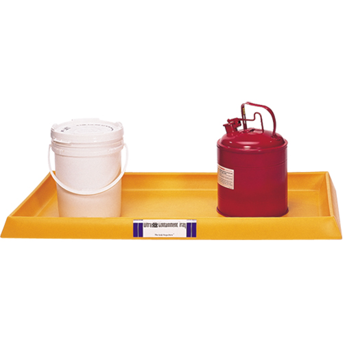 Ultra-Containment Tray&reg;, 54" L x 29.8" W x 3.5" H, 16.5 US gal. Spill Capacity Duraquip Inc