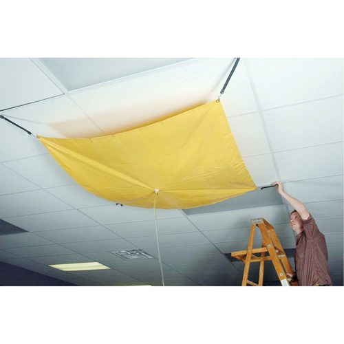 Ultra-Drip Diverter&reg; Roof Drip Diverter, 12' L x 12' W, Vinyl Duraquip Inc