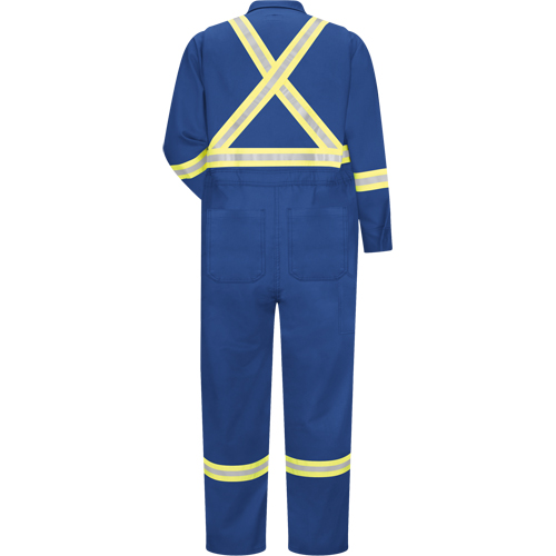 Flame-Resistant CoolTouch&reg;2 Premium Coveralls, Size 44, Royal Blue, 9 cal/cm² Duraquip Inc
