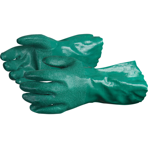 Gants Chemstop avec prise en poudre de c&eacute;ramique, Taille Moyen/8, 12" lo, Nitrile, Doublure en Jersey de coton, 40-mil Duraquip Inc