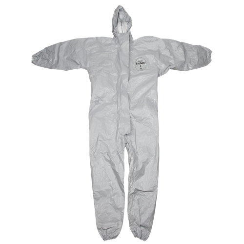 Tychem&reg; 6000 Coveralls, 2X-Large, Grey Duraquip Inc