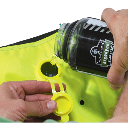 Vestes refroidissantes &agrave; &eacute;vaporation s&egrave;che Chill-Its 6685, Moyen, Jaune lime haute visibilit&eacute; Duraquip Inc