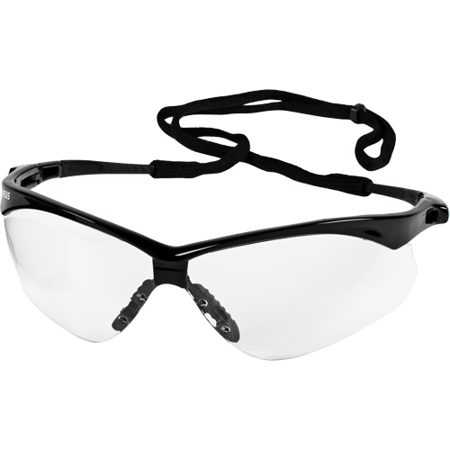 Lunettes de s&eacute;curit&eacute; Nemesis de Kleenguard, Lentille Transparent, Antibu&eacute;e, ANSI Z87+/R&eacute;pond ou surpasse la norme CSA Z94.3 Duraquip Inc