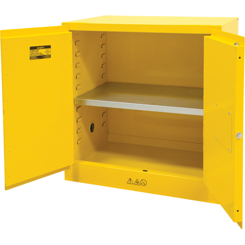 Armoire pour produits inflammables, 22 gal., 2 Porte(s), 35" La x 35" h x 22" p Duraquip Inc