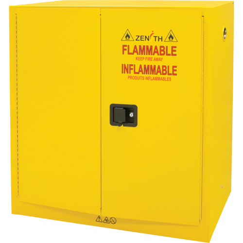 Armoire pour produits inflammables, 30 gal., 2 Porte(s), 43" La x 44" h x 18" p Duraquip Inc