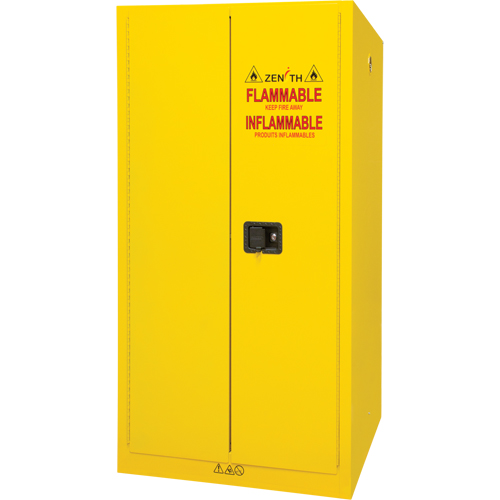 Armoire pour produits inflammables, 60 gal., 2 Porte(s), 34" La x 65" h x 34" p Duraquip Inc