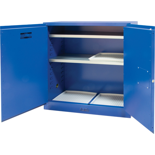Armoire pour liquides corrosifs, 30 gal., 43" x 44" x 18" Duraquip Inc
