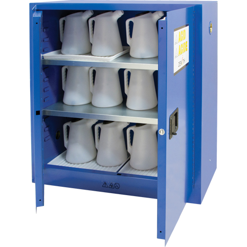 Armoire pour liquides corrosifs, 30 gal., 43" x 44" x 18" Duraquip Inc