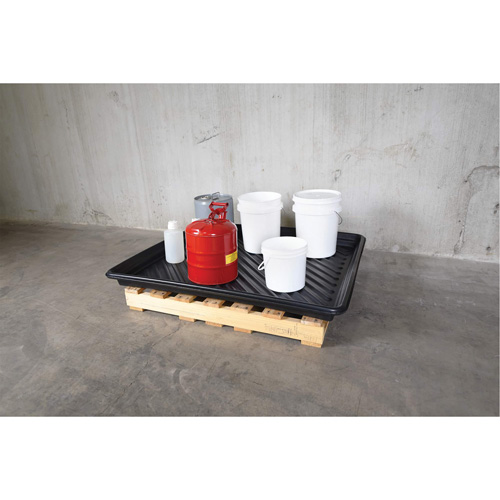 Ultra-Utility Trays&reg;, 36" L x 36" W x 4.75" H, 27 US gal. Spill Capacity Duraquip Inc