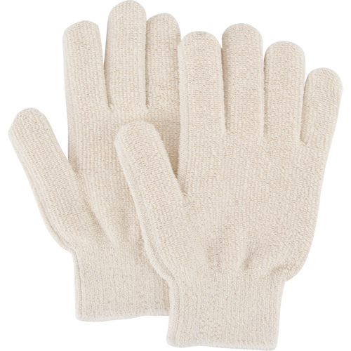 Gants r&eacute;sistants &agrave; la chaleur, Tissu &eacute;ponge, Grand, Prot&egrave;ge jusqu'&agrave; 212° F (100° C) Duraquip Inc