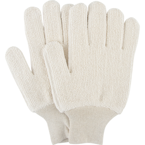 Gants r&eacute;sistants &agrave; la chaleur, Tissu &eacute;ponge, Grand, Prot&egrave;ge jusqu'&agrave; 212° F (100° C) Duraquip Inc