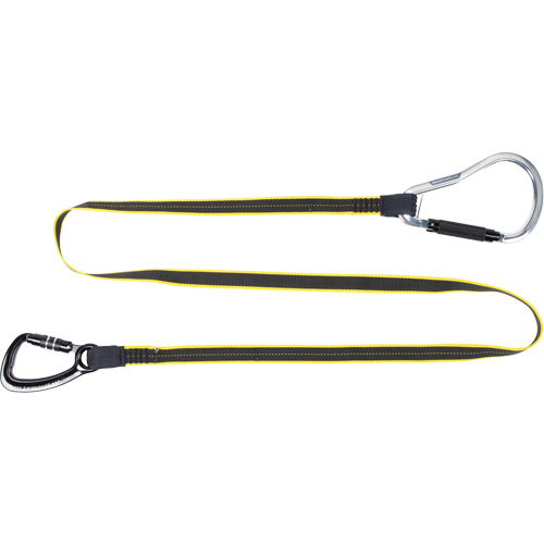 Heavy Duty Rail Tool Lanyard, Fixed Length, Dual Carabiner Duraquip Inc
