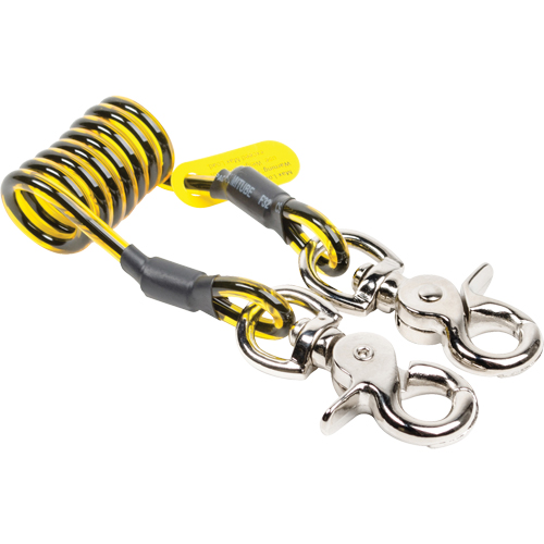 Sangle d'amarrage spirale pour outil, Spirale, Clavette double Duraquip Inc