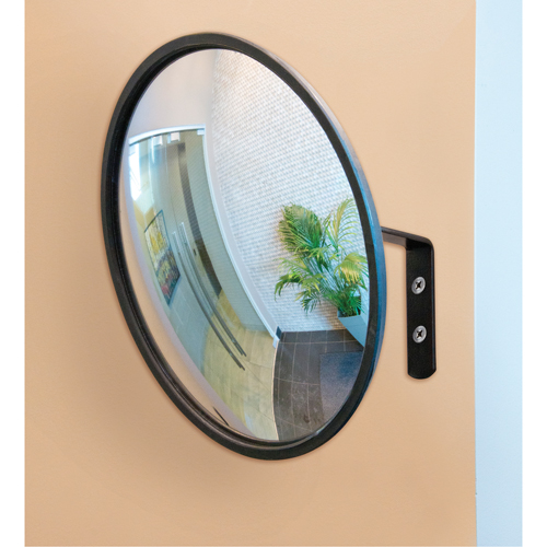 Miroir convexe avec support, Int&eacute;rieur/Ext&eacute;rieur, Diam&egrave;tre 12" Duraquip Inc