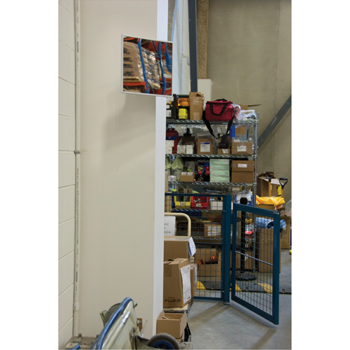 Flat Mirror, 18" H x 30" W, Framed Duraquip Inc