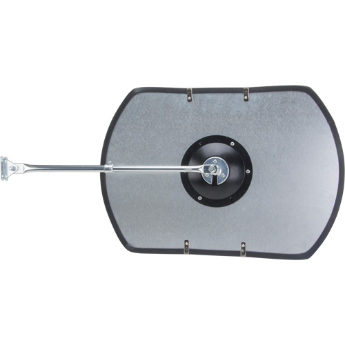 Miroir convexe rectangulaire/rond avec bras t&eacute;lescopique, 12" h x 18" la, Int&eacute;rieur/Ext&eacute;rieur Duraquip Inc