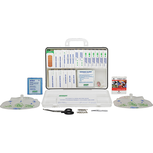 Specialty First Aid Kit, Class 1 Medical Device, Plastic Box Duraquip Inc