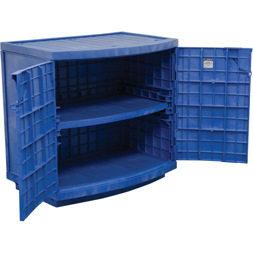 Polyethylene Corrosive/Acid Cabinet, 24 gal., 36" x 35" x 25" Duraquip Inc