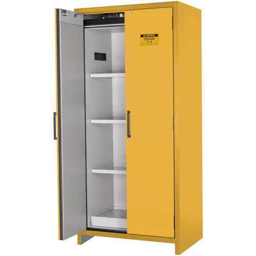 Armoire d'entreposage 90 minutes s&eacute;curitaire et conforme &agrave; la norme EN, 30 gal., 2 Porte(s), 35,16" La x 76,89" h x 24,21" p Duraquip Inc