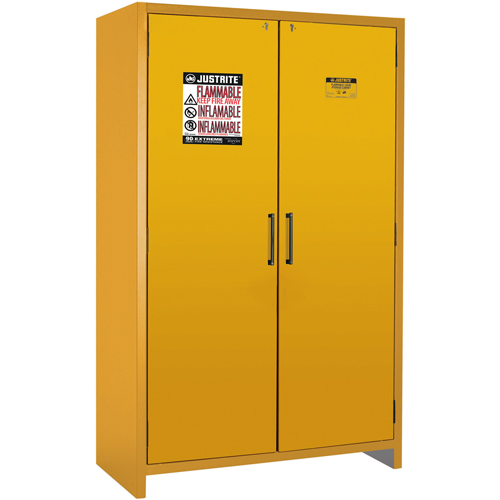 Armoire d'entreposage 90 minutes s&eacute;curitaire et conforme &agrave; la norme EN, 45 gal., 2 Porte(s), 46,97" La x 76,89" h x 24,21" p Duraquip Inc