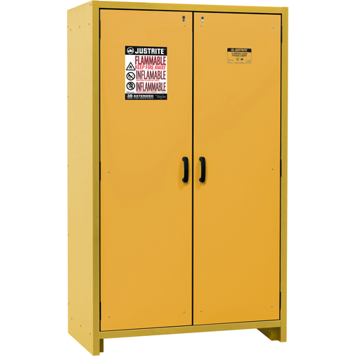 Armoire d'entreposage 30 minutes s&eacute;curitaire et conforme &agrave; la norme EN, 45 gal., 2 Porte(s), 45,83" La x 76,65" h x 24,21" p Duraquip Inc