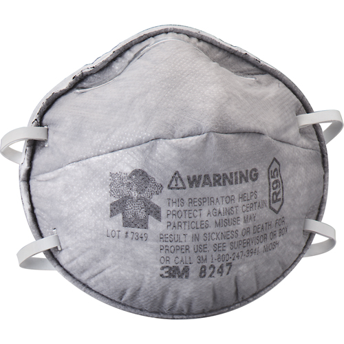 8247 Particulate Respirators, R95, NIOSH Certified Duraquip Inc