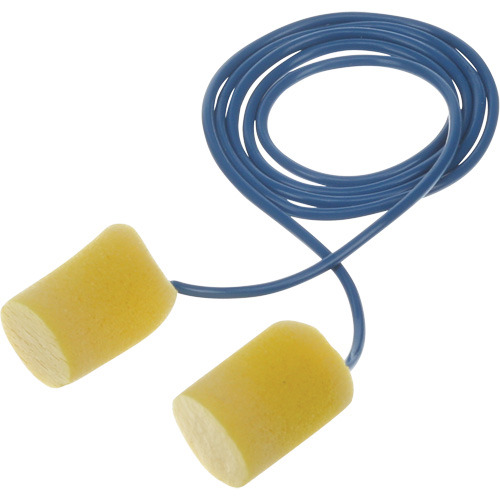Bouchons d'oreilles classiques E-A-R, Vrac - Sac en poly, Avec cordon Duraquip Inc