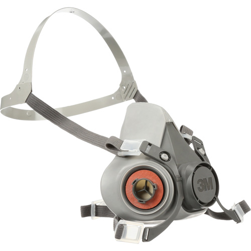 6000 Series Half Facepiece Reusable Respirator, Thermoplastic, Medium Duraquip Inc