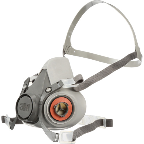 6000 Series Half Facepiece Reusable Respirator, Thermoplastic, Medium Duraquip Inc