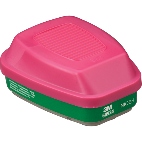 Cartouches pour respirateur s&eacute;rie 6000, Cartouche gaz/vapeur, Ammoniac/M&eacute;thylamine Duraquip Inc