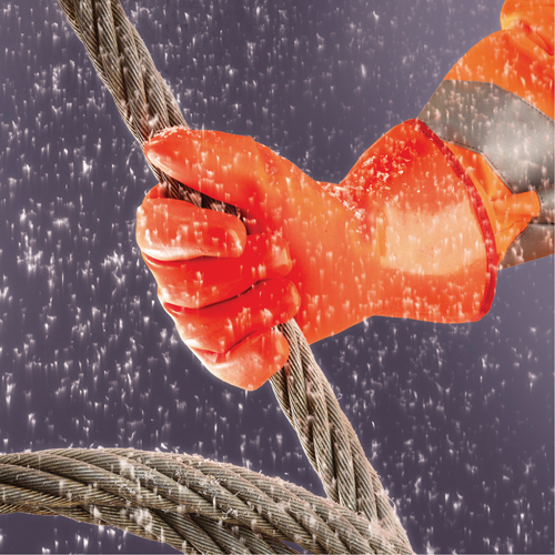 Gants Polar Grip 23-700, 9/Grand, R&ecirc;vetement PVC, Enveloppe en Nylon Duraquip Inc