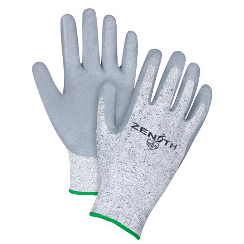 Gants &eacute;lastiques sans coutures r&eacute;sistants &agrave; la coupe, Taille Moyen/8, Calibre 13, Rev&ecirc;tement Nitrile, Enveloppe en PEHP, ANSI/ISEA 105 niveau 2/EN 388 niveau 3 Duraquip Inc