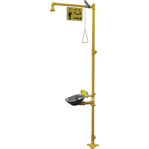 Halo Combination Emergency Shower & Eyewash Station Duraquip Inc