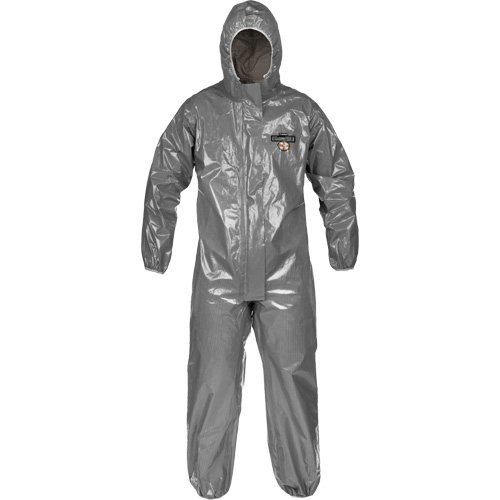 ChemMax 3 Coveralls, Small, Grey Duraquip Inc