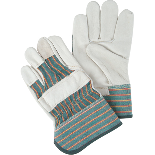 Abrasion-Resistant Fitter's Gloves, Ladies, Grain Cowhide Palm Duraquip Inc